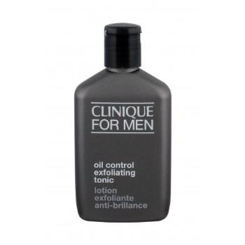 Clinique For Men Oil Control Exfoliating Tonic 200 ml čisticí voda pro muže na smíšenou pleť; na mastnou pleť; na problematickou pleť s akné