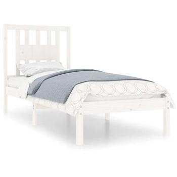 Rám postele bílý masivní dřevo 75 × 190 cm Small Single, 3104024 (3104024)