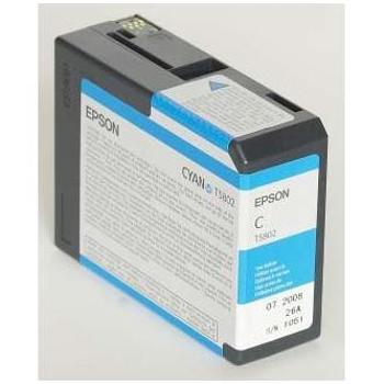 EPSON T5802 (C13T580200) - originální cartridge, azurová, 80ml