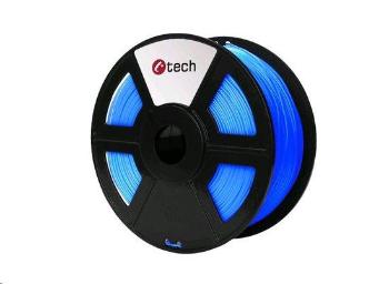 C-TECH Tisková struna (filament) PLA, 1,75mm, 1kg, flourescentní modrá, 3DF-PLA1.75-FB