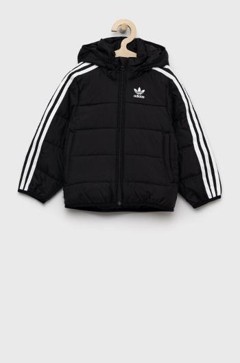 Dětská bunda adidas Originals černá barva