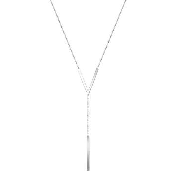 Stylový náhrdelník ve tvaru "V" AD0130 chirurgická ocel