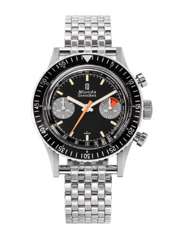 Nivada Grenchen Chronomaster Orange Boy SL Manual - Forstner Beads of Rice