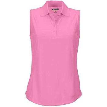 GREGNORMAN PROTEK SLEEVELESS POLO W Dámské golfové polo triko, růžová, velikost L