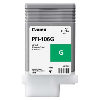 CANON PFI-106 - originální cartridge, zelená, 130ml