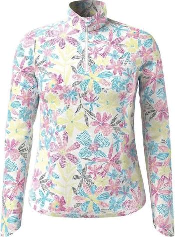 Callaway Womens Chev Floral Sun Protection Brilliant White M