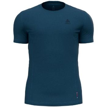Odlo SUW MEN'S TOP CREW NECK S/S NATURAL+ LIGHT Pánské tričko, tmavě modrá, velikost L