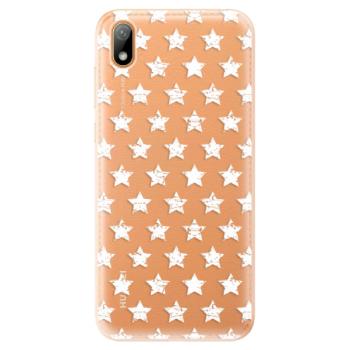 Odolné silikonové pouzdro iSaprio - Stars Pattern - white - Huawei Y5 2019