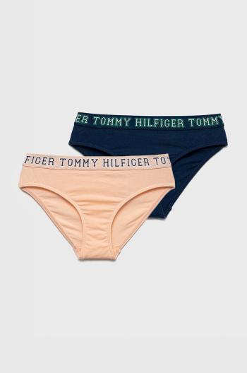 Dětské kalhotky Tommy Hilfiger ( 2-pak) oranžová barva