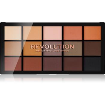 Makeup Revolution Reloaded paleta očních stínů odstín Basic Mattes 15 x 1.1 g