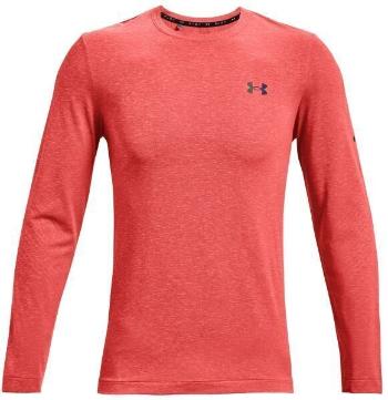 Under Armour Rush Seamless Mens Long Sleeve Venom Red/Black M Fitness tričko