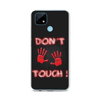 TopQ Kryt Realme C21 silikon Don´t Touch Red 59855 (Sun-59855)