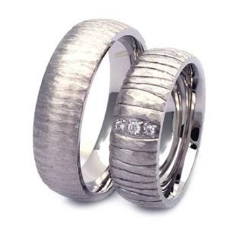 NUBIS® NSS3013 Pánský snubní prsten ocel - velikost 66 - NSS3013-66