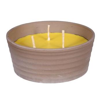 CITRONELLA Sirius 3 knoty v keramické misce 16 × 7 cm, 420 g (8590811848936)