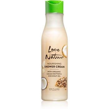 Oriflame Love Nature Cacao Butter & Coconut Oil intenzivně vyživující sprchový krém 250 ml