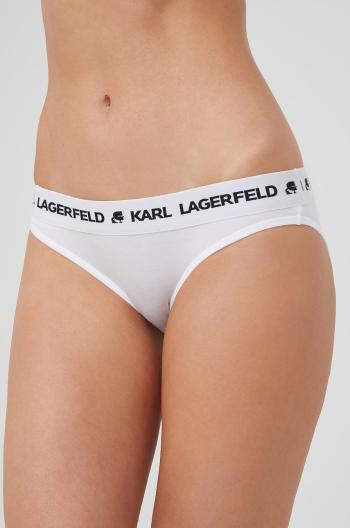 Kalhotky Karl Lagerfeld (2-pack) bílá barva