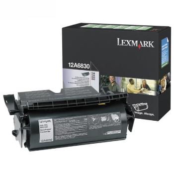 Lexmark originální toner 12A6830, black, 7500str., return, Lexmark T520, 522, X520 MFP