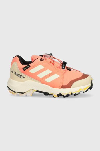 Dětské boty adidas TERREX TERREX MID GTX K oranžová barva