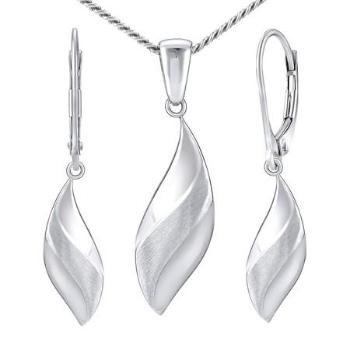 Silvego stříbrný set šperků Delia náušnice a přívěsek QRS278