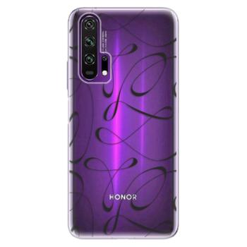 Odolné silikonové pouzdro iSaprio - Fancy - black - Honor 20 Pro