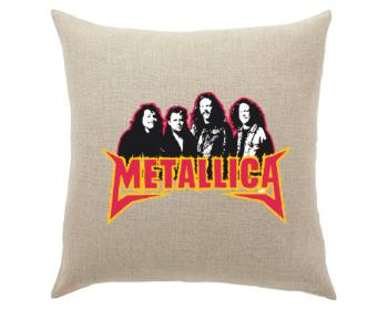 Lněný polštář Metallica