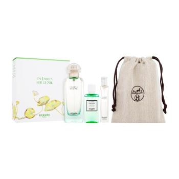 Hermes Un Jardin Sur Le Nil dárková kazeta toaletní voda 100 ml + sprchový gel 40 ml + toaletní voda 15 ml unisex