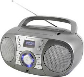 CD-rádio soundmaster SCD1800TI, AUX, Bluetooth, CD, DAB+, FM, USB, šedá