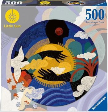 Ravensburger Kulaté puzzle Little Sun: Správný pocit 500 dílků