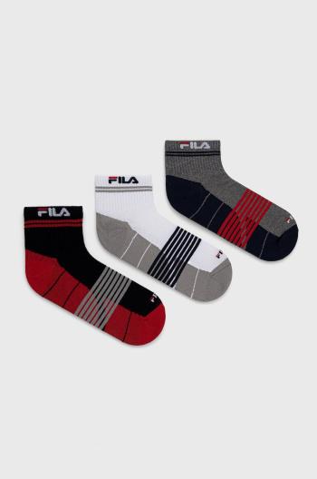 Ponožky Fila (3-pack) šedá barva
