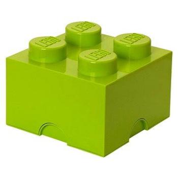 LEGO Úložný box 4 250 x 250 x 180 mm - limetkově zelený (5701922400309)
