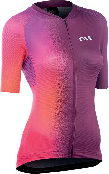 Northwave Blade Woman Jersey Short Sleeve - plum/iridescent S