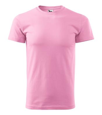 MALFINI Pánské tričko Basic - Růžová | S