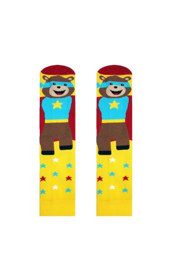 Vícebarevné ponožky Super Teddy