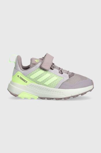 Dětské boty adidas TERREX TERREX TRAILMAKER CF K fialová barva