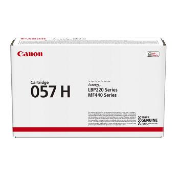 CANON 057H BK - originální toner, černý, 10000 stran