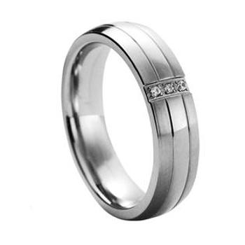 NUBIS® NSS1021 Dámský snubní prsten se zirkony - velikost 52 - NSS1021-Zr-52