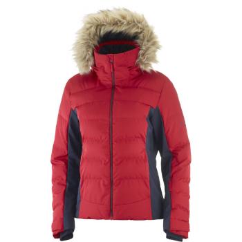 Salomon STORMCOZY JACKET W Dámská lyžařská bunda, červená, velikost XS