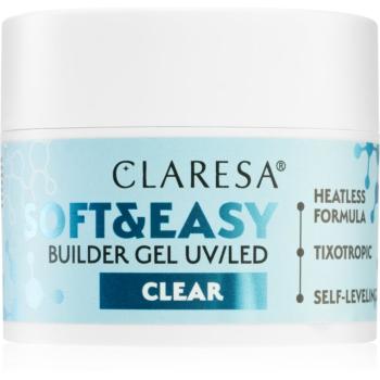 Claresa Soft&Easy Builder Gel podkladový gel na nehty odstín Clear 45 g