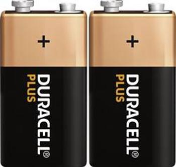 Alkalická baterie Duracell Plus 9V, sada 2 ks