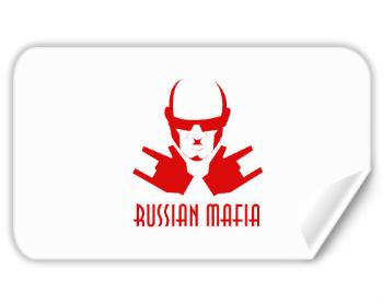 Samolepky obdelník - 5 kusů Russian mafia