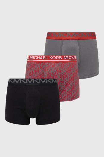 Boxerky Michael Kors 3-pack pánské, červená barva, 6S41T10033