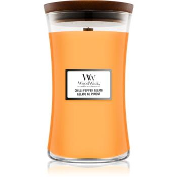 Woodwick Chilli Pepper Gelato vonná svíčka s dřevěným knotem 609,5 g