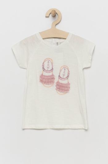 Dětské bavlněné tričko Birba&Trybeyond bílá barva