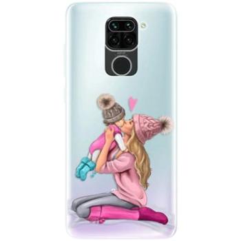 iSaprio Kissing Mom - Blond and Girl pro Xiaomi Redmi Note 9 (kmblogirl-TPU3-XiNote9)