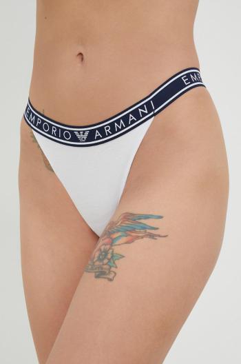 Tanga Emporio Armani Underwear 2-pack bílá barva