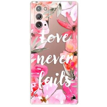 iSaprio Love Never Fails pro Samsung Galaxy Note 20 (lonev-TPU3_GN20)
