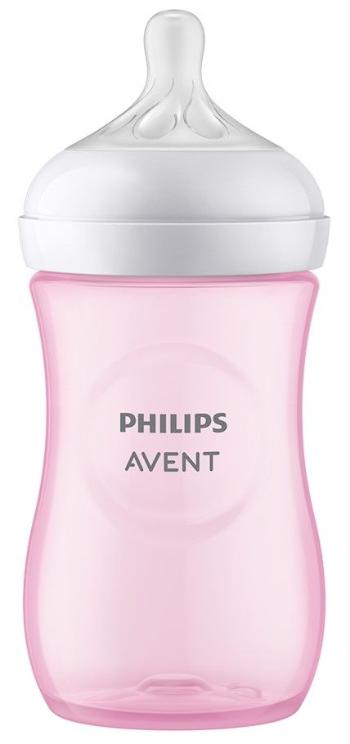 Philips Avent Láhev Natural Response 260 ml, 1m+, růžová