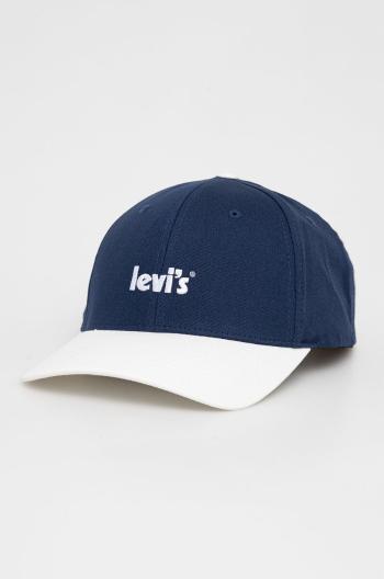 Čepice Levi's tmavomodrá barva, s aplikací