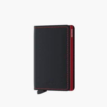 Secrid Slimwallet Matte SM-BLACK & RED