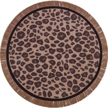 Tapis Petit Dětský koberec leopardí růžový Ø 120 cm